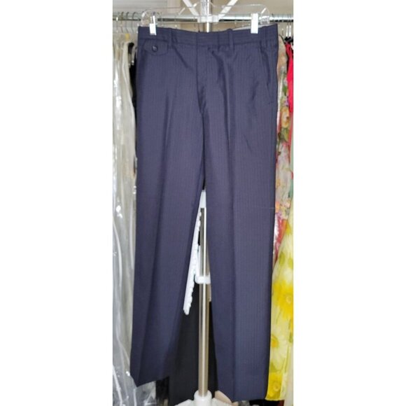 Vintage Blue Pinstripe 3pc Suit by JCPenney - 38R - Picture 4 of 16